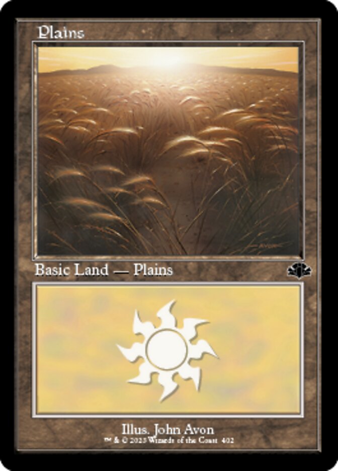 Plains (402) (Retro) [Dominaria Remastered] | Impulse Games and Hobbies