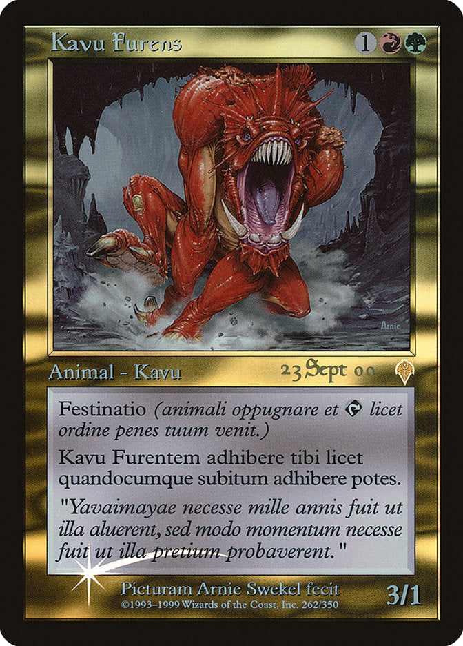 Raging Kavu [Invasion Promos] | Impulse Games and Hobbies