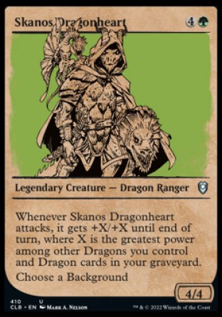 Skanos Dragonheart (Showcase) [Commander Legends: Battle for Baldur's Gate] | Impulse Games and Hobbies
