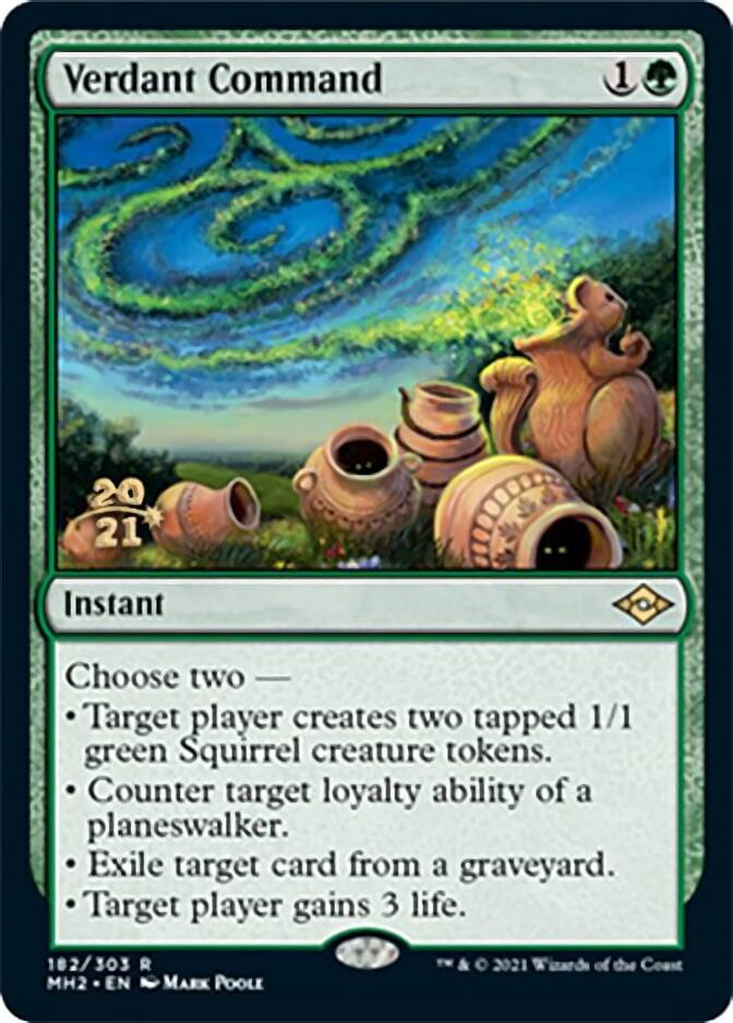 Verdant Command [Modern Horizons 2 Prerelease Promos] | Impulse Games and Hobbies