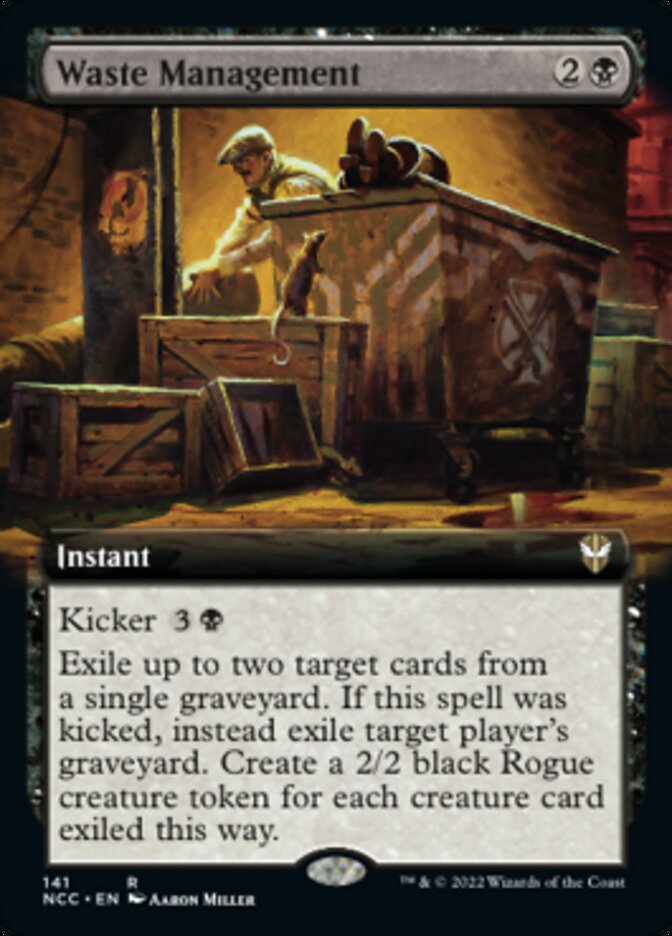 Waste Management (Extended Art) [Streets of New Capenna Commander] | Impulse Games and Hobbies