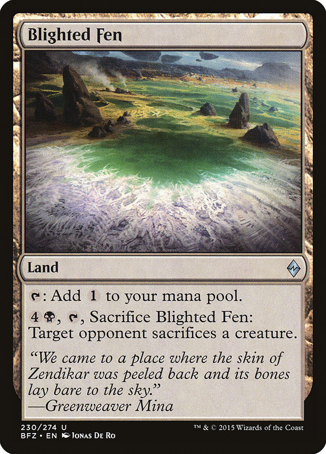 Blighted Fen [Battle for Zendikar] | Impulse Games and Hobbies