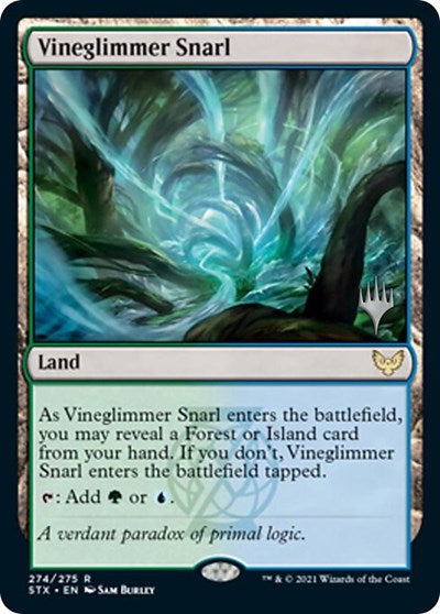 Vineglimmer Snarl (Promo Pack) [Strixhaven: School of Mages Promos] | Impulse Games and Hobbies