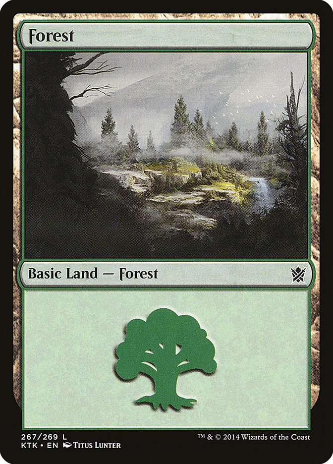 Forest (267) [Khans of Tarkir] | Impulse Games and Hobbies