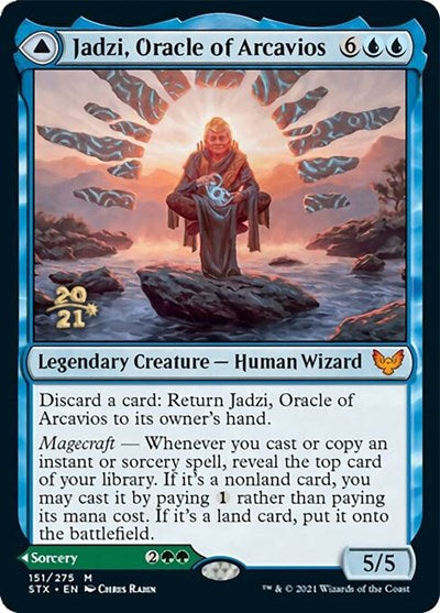 Jadzi, Oracle of Arcavios // Journey to the Oracle [Strixhaven: School of Mages Prerelease Promos] | Impulse Games and Hobbies