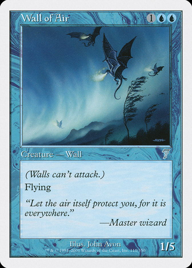 Wall of Air [Seventh Edition] | Impulse Games and Hobbies