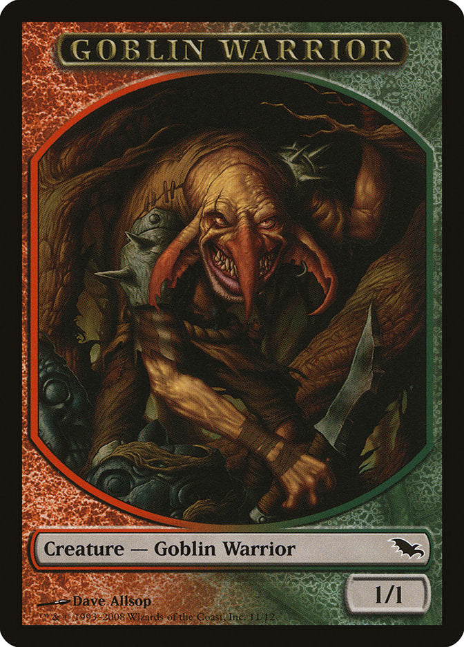 Goblin Warrior Token [Shadowmoor Tokens] | Impulse Games and Hobbies