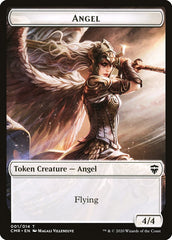 Angel // Horror Token [Commander Legends Tokens] | Impulse Games and Hobbies