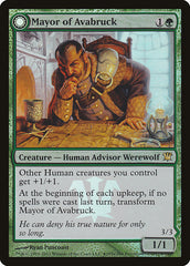 Mayor of Avabruck // Howlpack Alpha [Innistrad Prerelease Promos] | Impulse Games and Hobbies