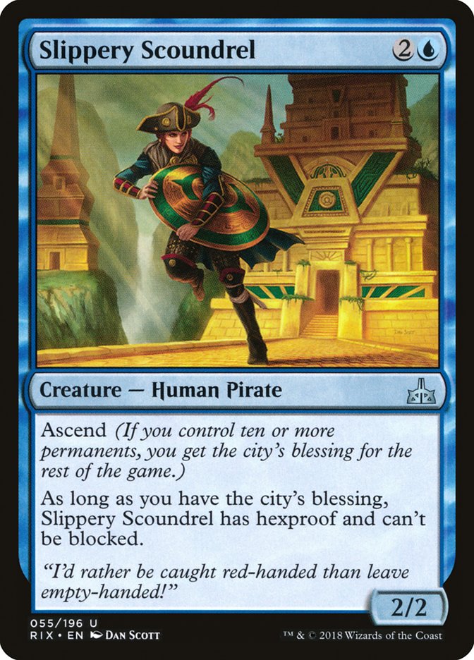 Slippery Scoundrel [Rivals of Ixalan] | Impulse Games and Hobbies