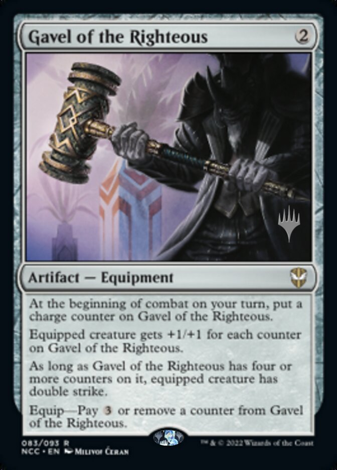 Gavel of the Righteous (Promo Pack) [Streets of New Capenna Commander Promos] | Impulse Games and Hobbies