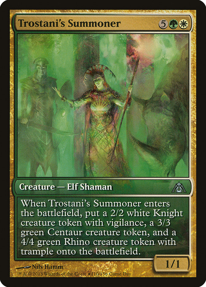 Trostani's Summoner (Game Day) [Dragon's Maze Promos] | Impulse Games and Hobbies