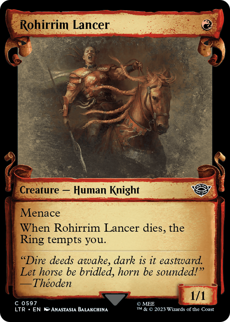 Rohirrim Lancer [The Lord of the Rings: Tales of Middle-Earth Showcase Scrolls] | Impulse Games and Hobbies