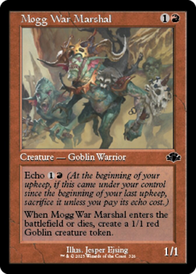 Mogg War Marshal (Retro) [Dominaria Remastered] | Impulse Games and Hobbies