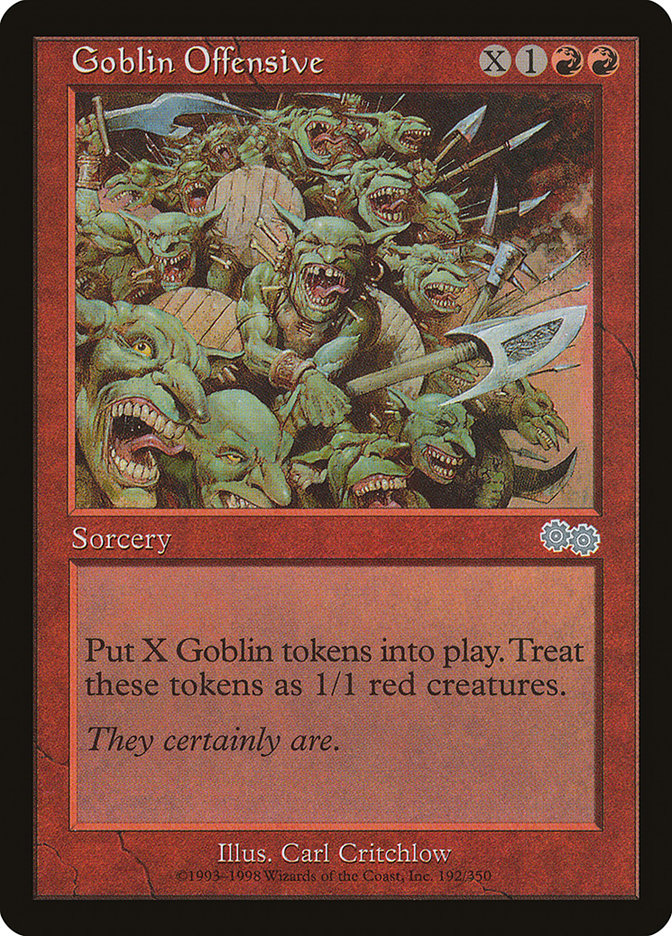 Goblin Offensive [Urza's Saga] | Impulse Games and Hobbies