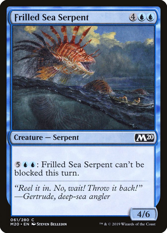 Frilled Sea Serpent [Core Set 2020] | Impulse Games and Hobbies