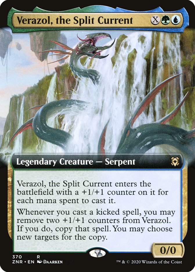 Verazol, the Split Current (Extended Art) [Zendikar Rising] | Impulse Games and Hobbies