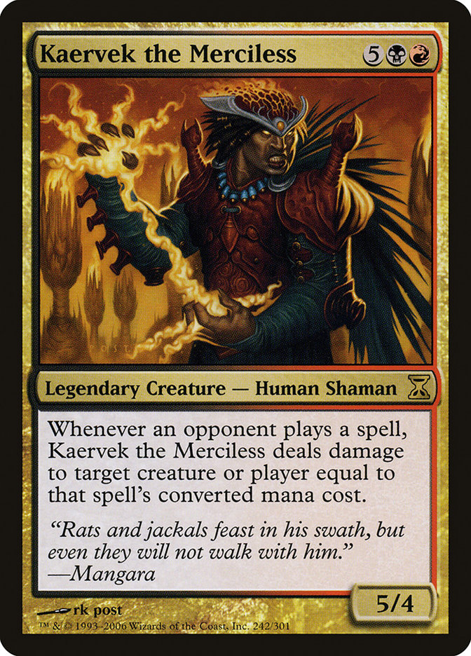 Kaervek the Merciless [Time Spiral] | Impulse Games and Hobbies