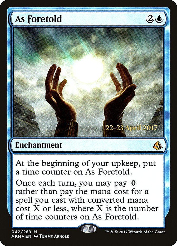 As Foretold [Amonkhet Prerelease Promos] | Impulse Games and Hobbies