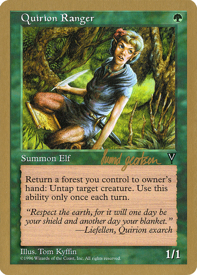 Quirion Ranger (Svend Geertsen) [World Championship Decks 1997] | Impulse Games and Hobbies