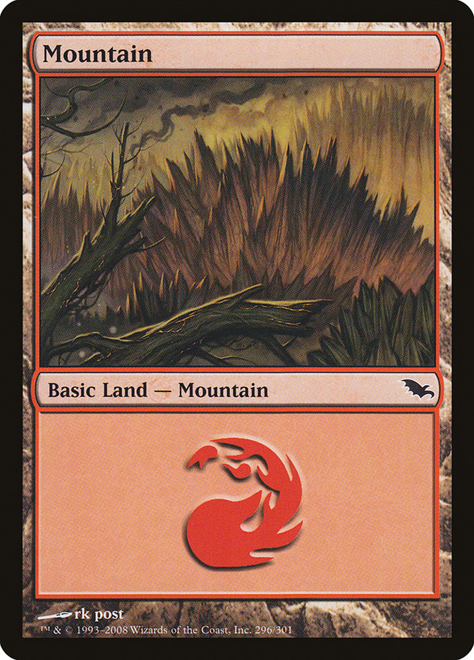 Mountain (296) [Shadowmoor] | Impulse Games and Hobbies