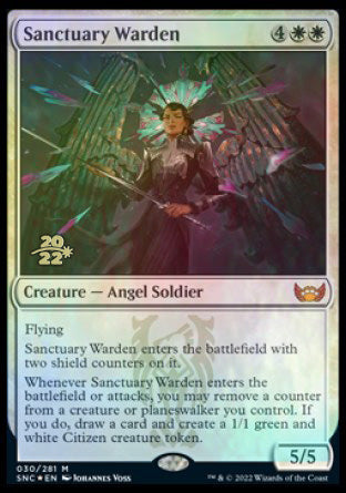 Sanctuary Warden [Streets of New Capenna Prerelease Promos] | Impulse Games and Hobbies