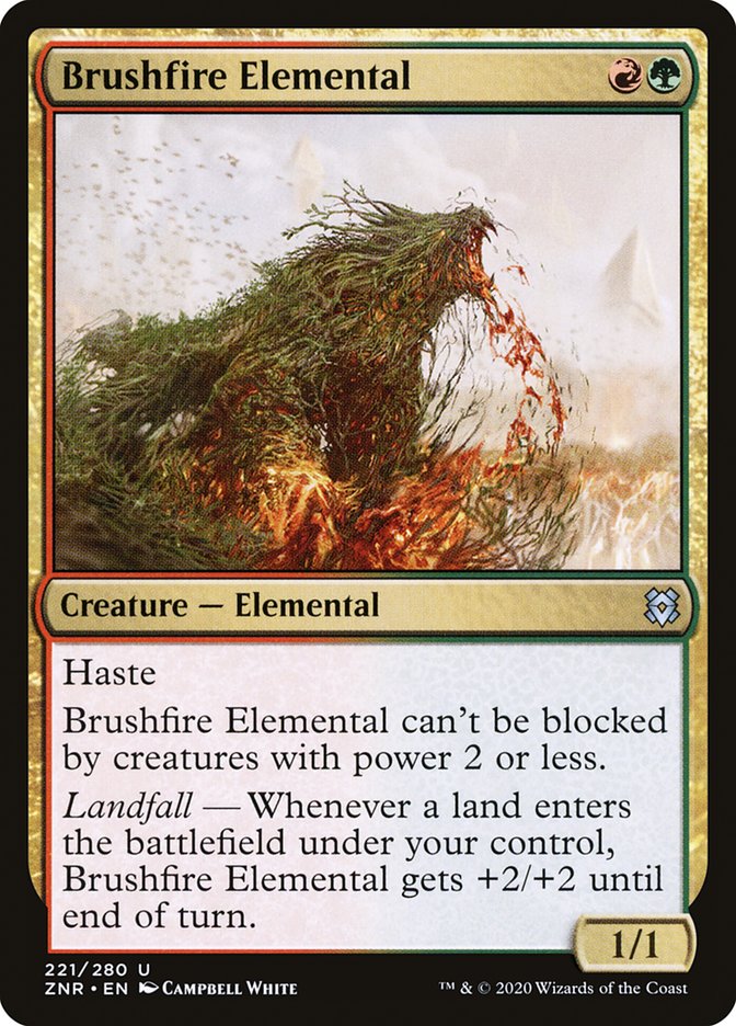 Brushfire Elemental [Zendikar Rising] | Impulse Games and Hobbies