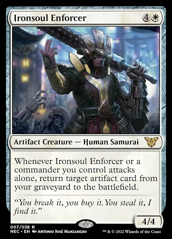 Ironsoul Enforcer [Kamigawa: Neon Dynasty Commander] | Impulse Games and Hobbies