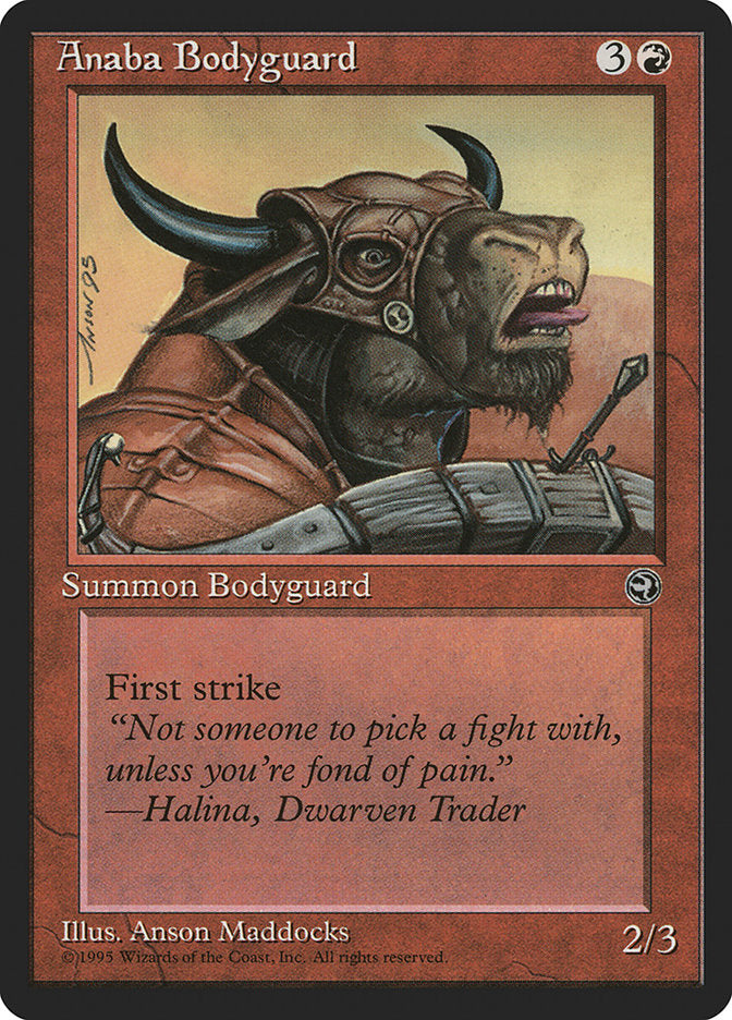 Anaba Bodyguard (Halina Flavor Text) [Homelands] | Impulse Games and Hobbies