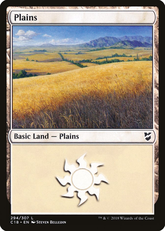 Plains (294) [Commander 2018] | Impulse Games and Hobbies