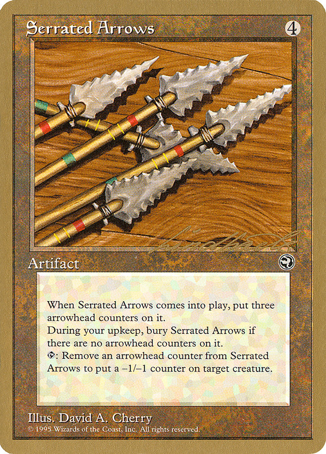 Serrated Arrows (Leon Lindback) [Pro Tour Collector Set] | Impulse Games and Hobbies