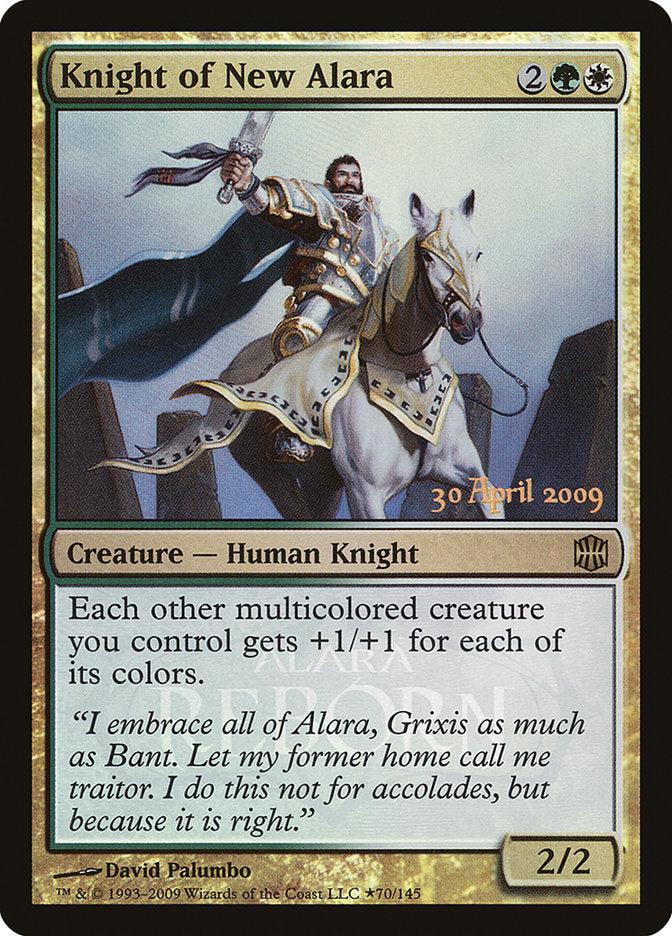 Knight of New Alara (Launch) [Alara Reborn Promos] | Impulse Games and Hobbies