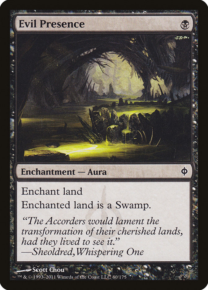 Evil Presence [New Phyrexia] | Impulse Games and Hobbies