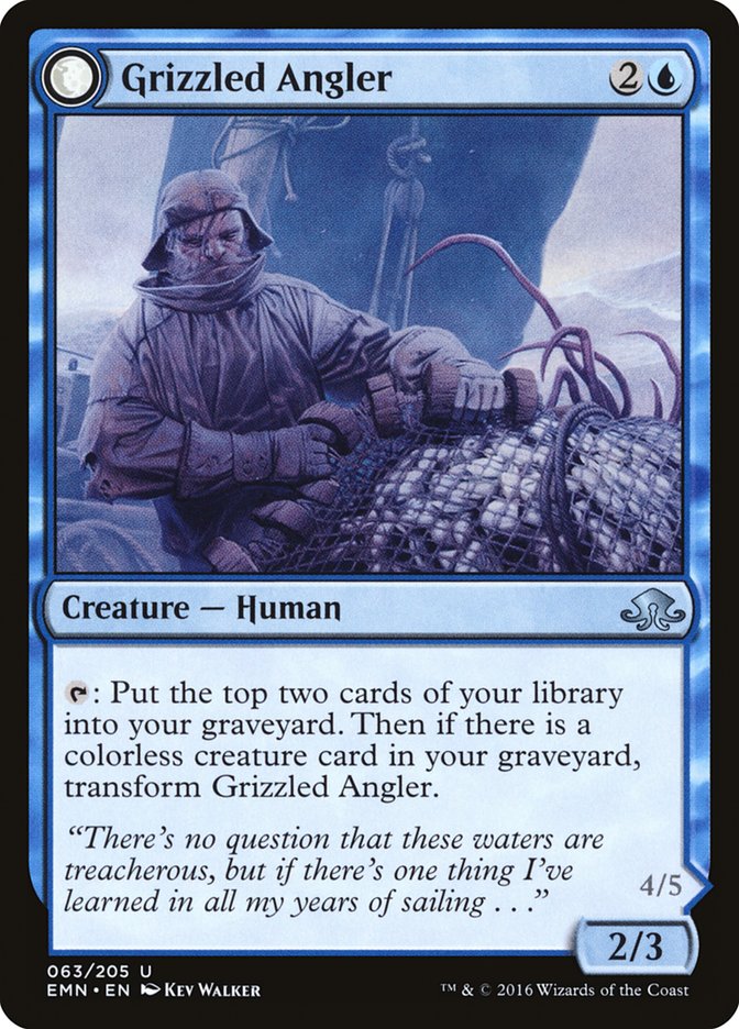 Grizzled Angler // Grisly Anglerfish [Eldritch Moon] | Impulse Games and Hobbies
