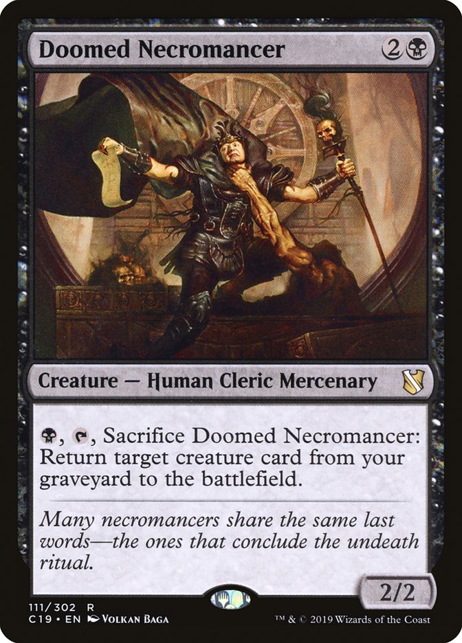 Doomed Necromancer [Commander 2019] | Impulse Games and Hobbies