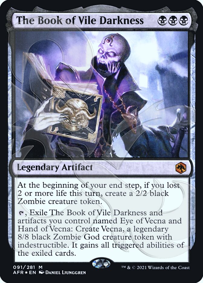 The Book of Vile Darkness (Ampersand Promo) [Dungeons & Dragons: Adventures in the Forgotten Realms Promos] | Impulse Games and Hobbies