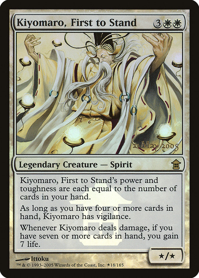 Kiyomaro, First to Stand [Saviors of Kamigawa Promos] | Impulse Games and Hobbies