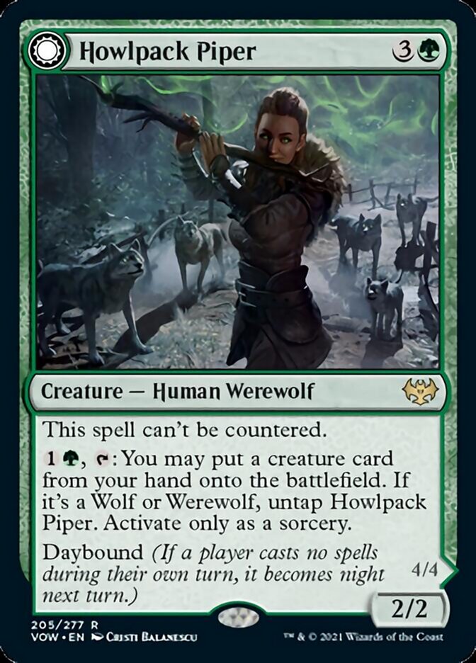 Howlpack Piper // Wildsong Howler [Innistrad: Crimson Vow] | Impulse Games and Hobbies