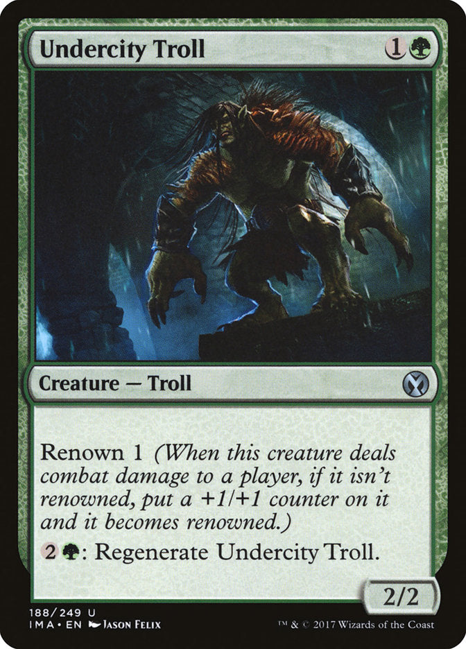 Undercity Troll [Iconic Masters] | Impulse Games and Hobbies