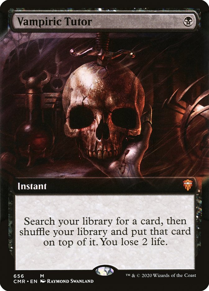 Vampiric Tutor (Extended Art) [Commander Legends] | Impulse Games and Hobbies