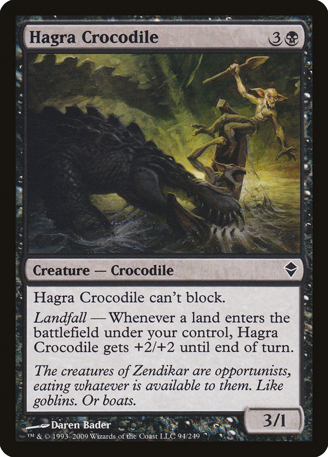 Hagra Crocodile [Zendikar] | Impulse Games and Hobbies