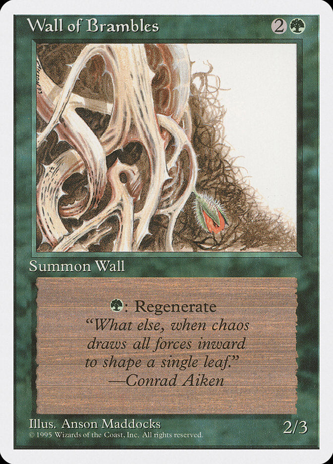 Wall of Brambles [Fourth Edition] | Impulse Games and Hobbies