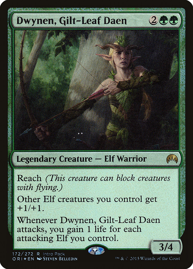 Dwynen, Gilt-Leaf Daen (Intro Pack) [Magic Origins Promos] | Impulse Games and Hobbies