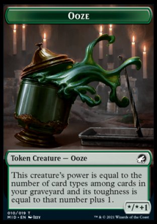 Ooze Token [Innistrad: Midnight Hunt Tokens] | Impulse Games and Hobbies