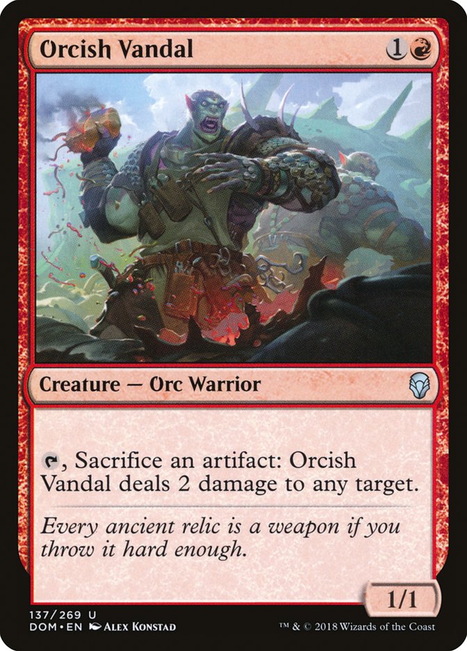 Orcish Vandal [Dominaria] | Impulse Games and Hobbies