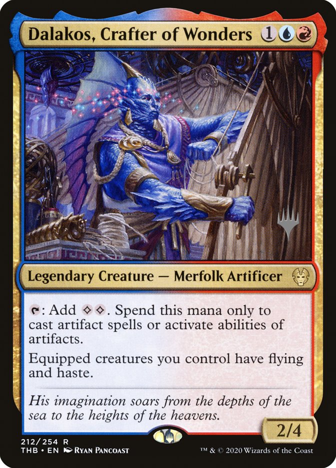 Dalakos, Crafter of Wonders (Promo Pack) [Theros Beyond Death Promos] | Impulse Games and Hobbies