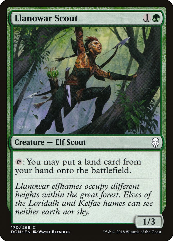 Llanowar Scout [Dominaria] | Impulse Games and Hobbies