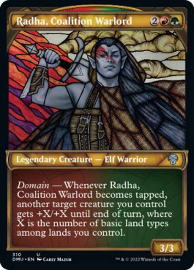 Radha, Coalition Warlord (Showcase) [Dominaria United] | Impulse Games and Hobbies