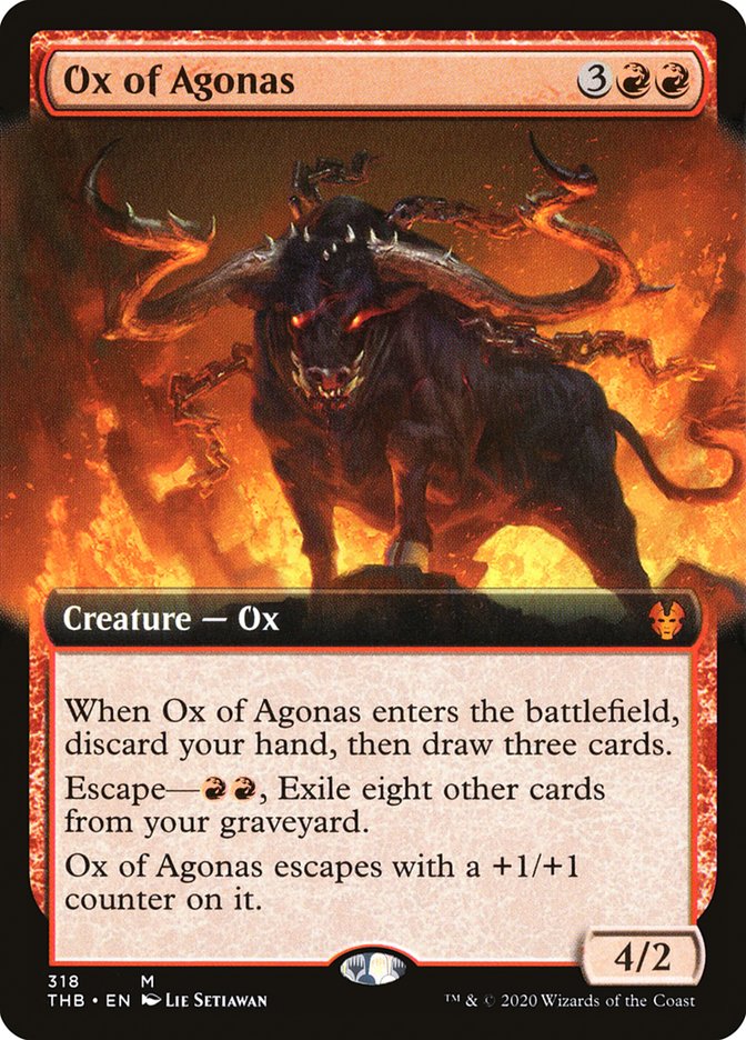 Ox of Agonas (Extended Art) [Theros Beyond Death] | Impulse Games and Hobbies