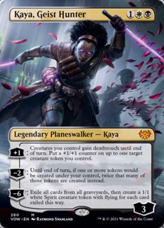 Kaya, Geist Hunter (Borderless) [Innistrad: Crimson Vow] | Impulse Games and Hobbies